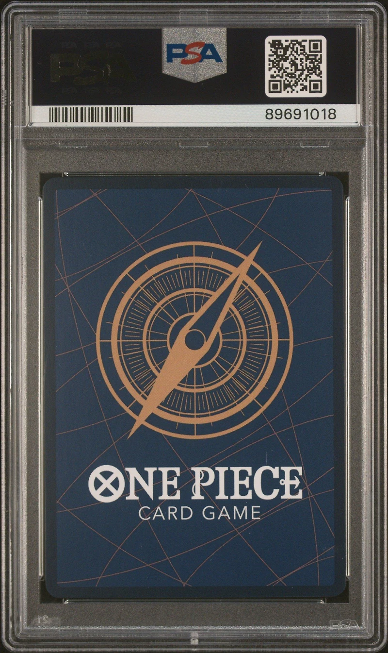 2022 One Piece Romance Dawn 096 King Alternate Art-errata PSA 10
