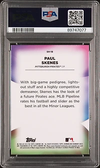 2023 Bowman's Best Shellacked Sh18 Paul Skenes PSA 10