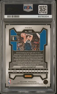 2023 Panini Prizm 110 Luka Doncic Pink Ice PSA 10