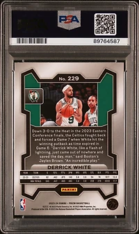 2023 Panini Prizm 229 Derrick White PSA 10