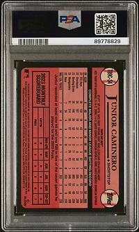 2024 Topps Silver Pack 1989 Chrome Promo T89c34 Junior Caminero PSA 10