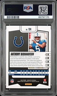 2023 Panini Absolute 104 Anthony Richardson PSA 10