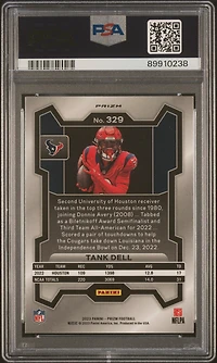 2023 Panini Prizm 329 Tank Dell Variation-no Huddle PSA 10