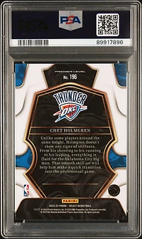 2022 Panini Select 196 Chet Holmgren PSA 10