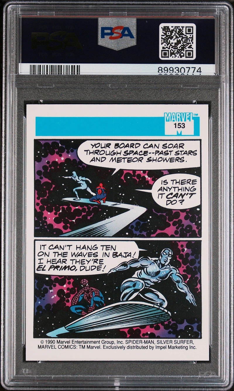 1990 Marvel Universe Silver Surfer PSA 10