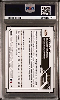 2023 Topps Chrome Update Autograph Accsc Casey Schmitt Refractor PSA 10