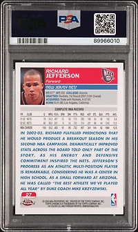 2003 Topps Chrome 27 Richard Jefferson PSA 10
