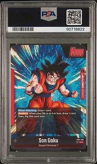 2024 Dragon Ball Super Card Game Fusion World Awakened Pulse Fb01-001 Son Goku Alternate Art PSA 10
