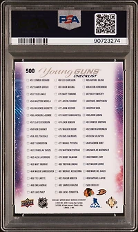 2023 Upper Deck 500 Connor Bedard/leo Carlsson PSA 10