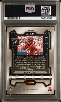 2023 Panini Prizm 341 Tank Dell Green Scope PSA 9