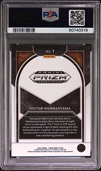 2023 Panini Prizm Draft Picks Brilliance 1 Victor Wembanyama PSA 10