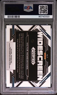 2023 Panini Prizm Draft Picks Widescreen 1 Victor Wembanyama PSA