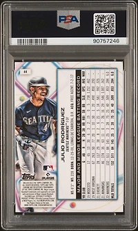 2023 Topps Cosmic Chrome 44 Julio Rodriguez PSA 10