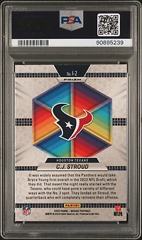 2023 Panini Mosaic Introductions I2 Cj Stroud PSA 9