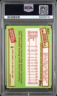 1985 Topps Traded 83t Roger Mcdowell PSA 10