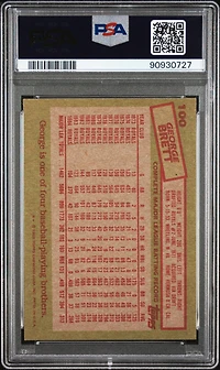1985 Topps 100 George Brett PSA 8
