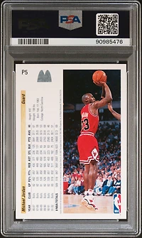 1992 Upper Deck Mcdonald's P5 Michael Jordan PSA 10