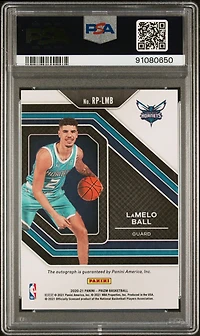 2020 Panini Prizm Rookie Penmanship Rplmb Lamelo Ball PSA 10
