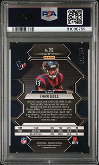 2023 Panini Mosaic 352 Tank Dell Orange PSA 9