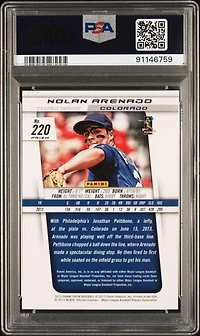 2013 Panini Prizm 220 Nolan Arenado Red Pulsar PSA 10
