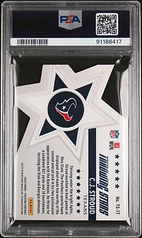 2023 Panini Prestige Throwing Stars Ts17 C.j. Stroud PSA 9