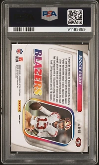 2022 Panini Donruss Optic Blazers B15 Brock Purdy PSA 10