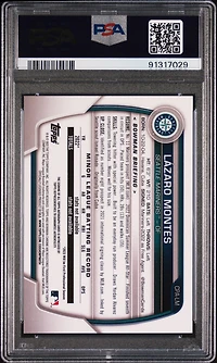 2023 Bowman Chrome Prospect Autographs Cpalm Lazaro Montes PSA 9