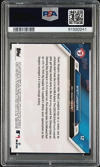 2024 Topps Now 12 Wyatt Langford PSA 10