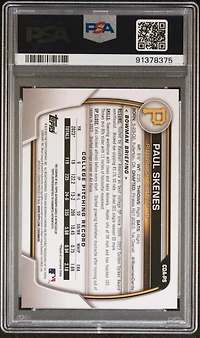 2023 Bowman Draft Chrome Prospect Autograph Cdaps Paul Skenes PSA 9