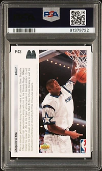 1992 Upper Deck Mcdonald's P43 Shaquille O'neal PSA 10