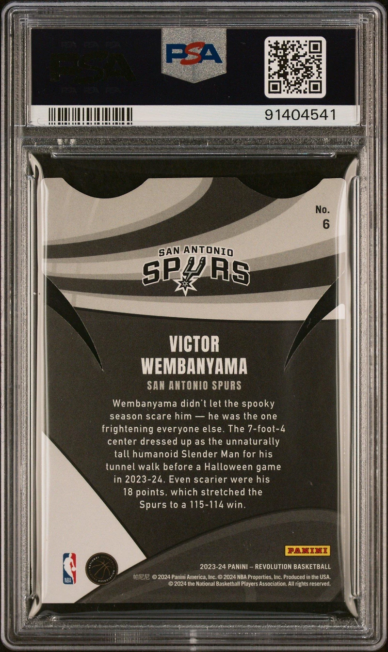 2023 Panini Revolution Liftoff! 6 Victor Wembanyama PSA