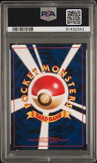 1999 Pokemon Japanese Bulbasaur Deck 21 Grass Energy PSA 10
