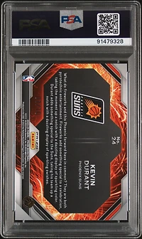 2023 Panini Prizm Fireworks 24 Kevin Durant Gold Prizm PSA 10