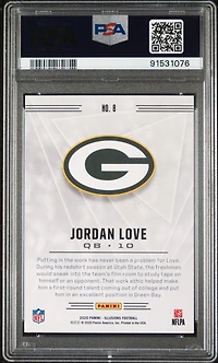 2020 Panini Illusions 8 Jordan Love Retail PSA 10