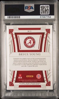 2023 Panini National Treasures Collegiate 3 Bryce Young PSA 10