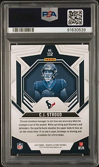 2023 Panini Rookies & Stars 112 Cj Stroud PSA 9