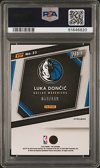 2023 Panini National Vip Gold 21 Luka Doncic PSA 10