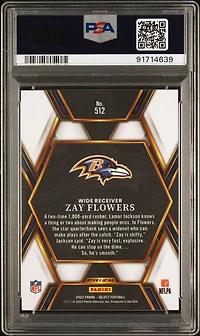 2022 Panini Select 512 Zay Flowers PSA 10