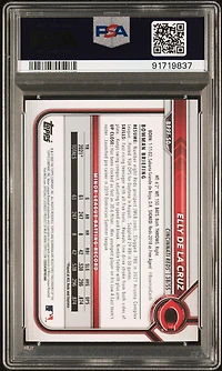 2022 Bowman 1st Edition Bppf50 Elly De La Cruz PSA 10