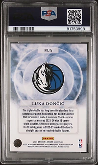 2023 Panini Origins Euphoria 15 Luka Doncic PSA 10