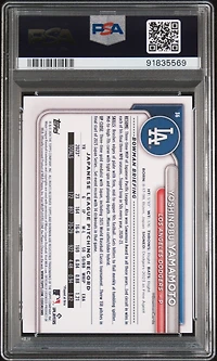 2024 Bowman 36 Yoshinobu Yamamoto PSA 10