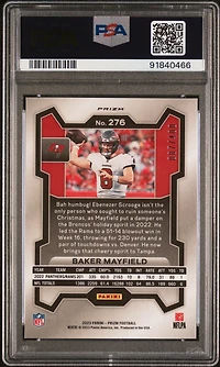 2023 Panini Prizm 276 Baker Mayfield Pandora PSA 10