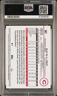 2024 Topps 141 Elly De La Cruz Yellow PSA 10