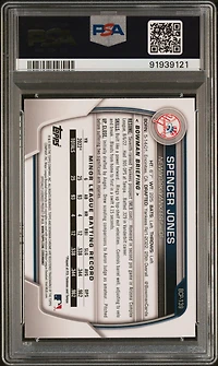 2023 Bowman Mega Box Chrome 139 Spencer Jones PSA 10