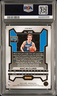 2023 Panini Prizm 258 Mac Mcclung Glitter PSA 10