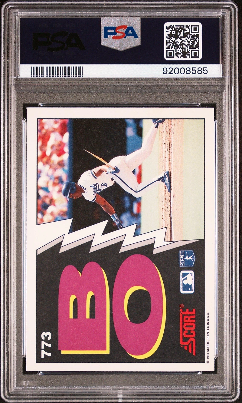 1991 Score 773 Bo Jackson PSA 9