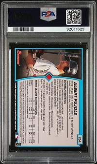 2001 Bowman 264 Albert Pujols PSA 8
