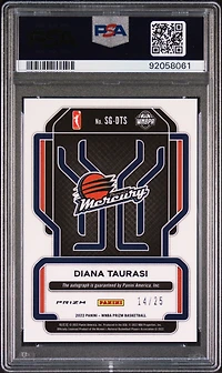 2022 Panini Prizm Wnba Signatures Sgdts Diana Taurasi Mojo Prizm PSA 10