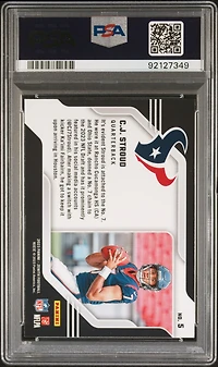 2023 Panini Zenith Behind The Numbers 5 Cj Stroud PSA 10
