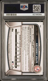 2023 Bowman Chrome 11 Anthony Volpe Refractor PSA 10